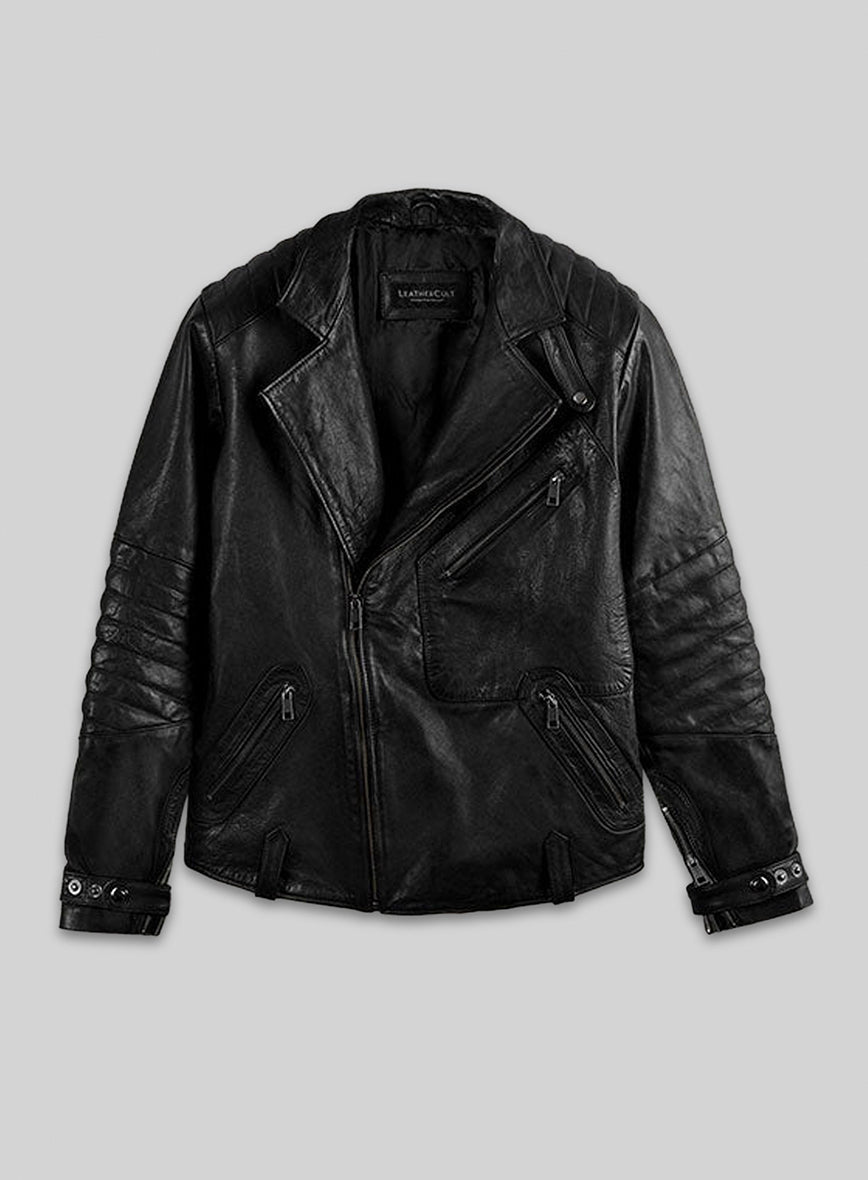 David Gray Leather Jacket – front view