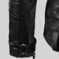 David Gray Leather Jacket – close-up and worn views
