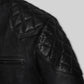 David Beckham London Black Leather Jacket – full product view