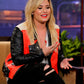 Demi Lovato Black Leather Jacket – front view