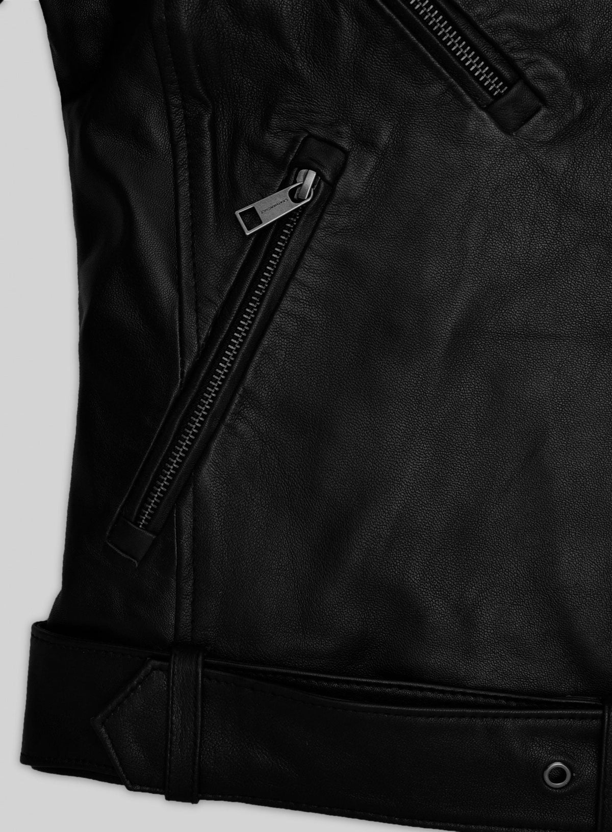 Dianna Agron Tribeca Film Festival Black Leather Jacket – close-up and worn views