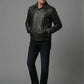 Die Hard 5 Bruce Willis Black Leather Jacket – close-up and worn views