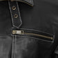 Die Hard 5 Bruce Willis Black Leather Jacket – close-up and worn views