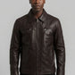 Don Cheadle Traitor Dark Brown Leather Jacket – alternate view