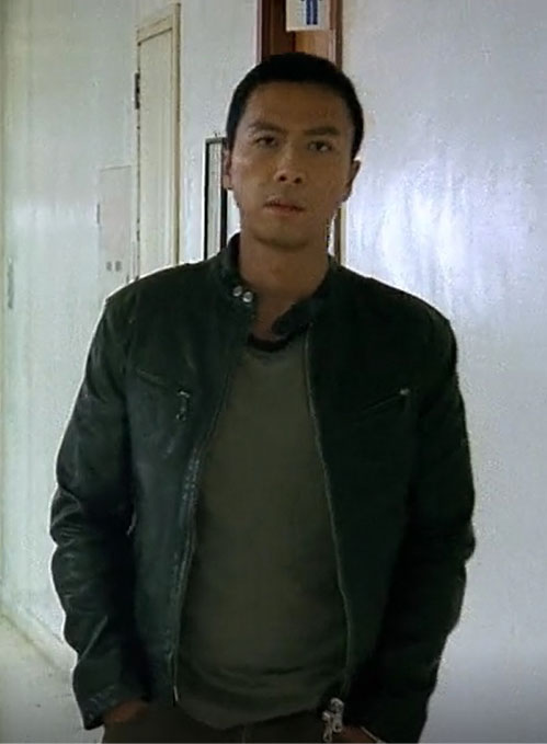 Donnie Yen Flash Point Black Leather Jacket – Donnie Yen celebrity photo in Flash Point