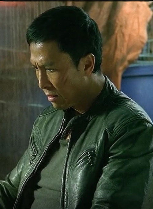 Donnie Yen Flash Point Black Leather Jacket – Donnie Yen wearing the look, photo 3