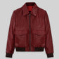 Drake Graham Toronto Film Festival Black Leather Jacket – front view