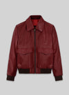 Drake Graham Toronto Film Festival Black Leather Jacket – front view