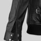 Dwayne Johnson Faster Premiere Black Leather Jacket – full product view