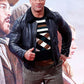 Dwayne Johnson Jumanji World Premiere Black Leather Jacket – Dwayne Johnson wearing the look, photo 3