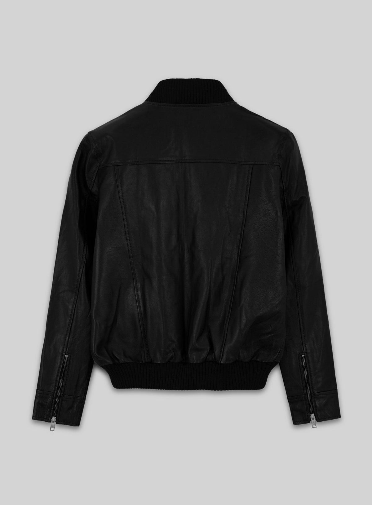 Dwayne Johnson The Other Guys Black Leather Jacket – full product view