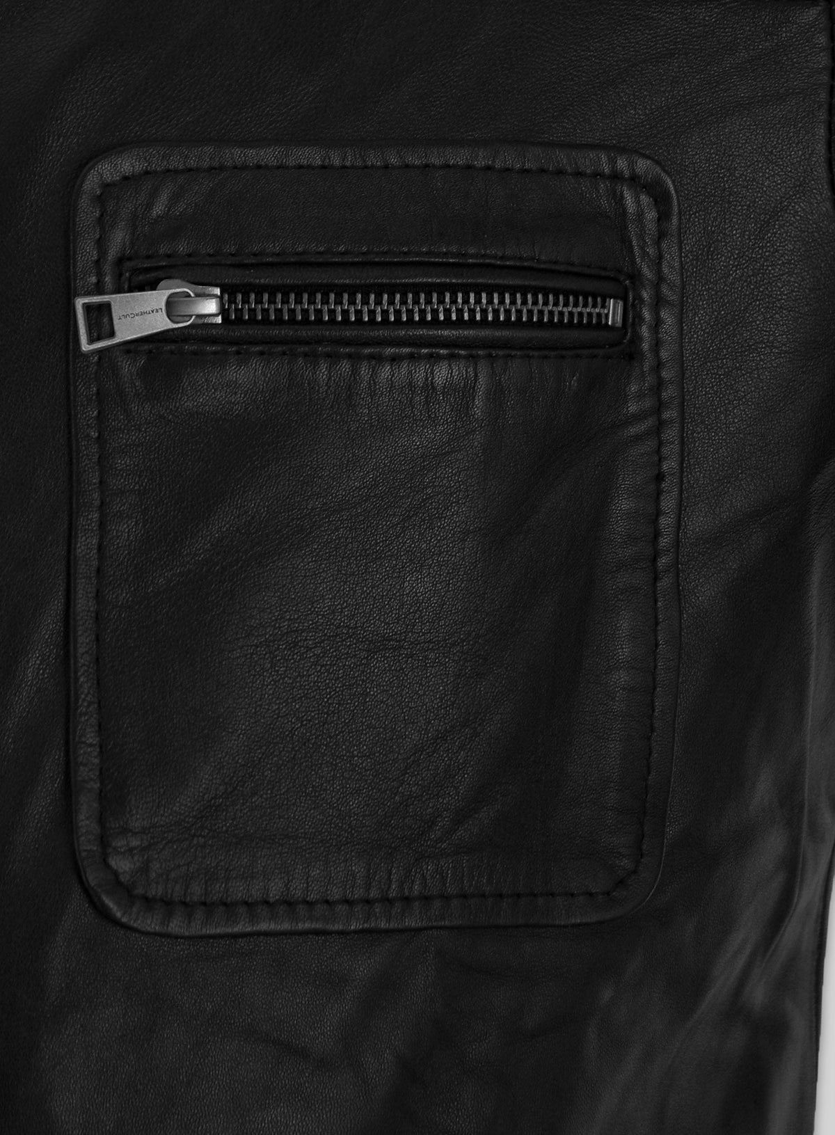 Dwayne Johnson The Other Guys Black Leather Jacket – close-up and worn views