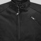 Dylan McDermott Hostages Black Leather Jacket – close-up detail of hardware and pockets