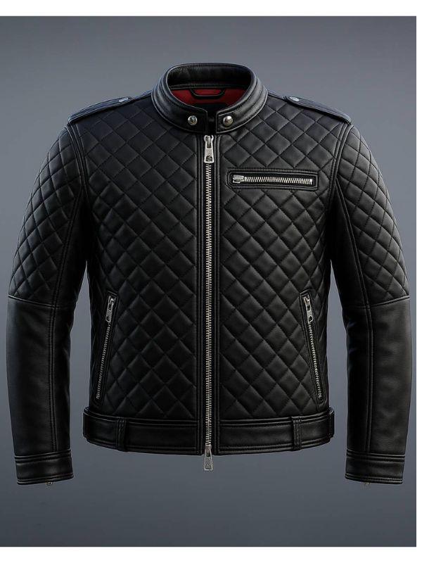 Edward Black Leather Jacket – Men’s Premium Black Leather Outerwear