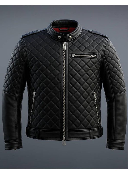 Edward Black Leather Jacket – Men’s Premium Black Leather Outerwear