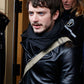 Elijah Wood Black Leather Jacket – celebrity inspiration look