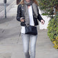 Ellen Pompeo Grey Leather Jacket – alternate view