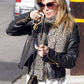 Ellen Pompeo Grey Leather Jacket – close-up and worn views