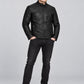 Elon Musk SNL Promo Black Leather Jacket – worn look