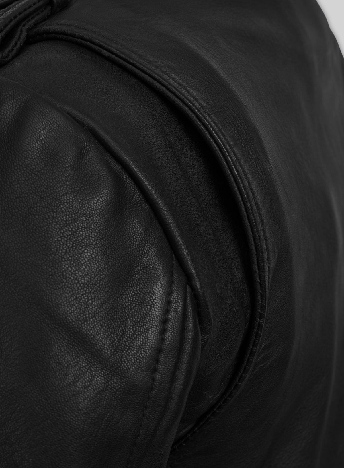 Elsa Pataky Black Biker Leather Jacket – close-up and worn views