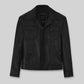 Elvis Presley Black Leather Jacket – front view