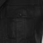 Elvis Presley Black Leather Jacket – close-up and worn views