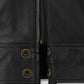 Elvis Presley Black Leather Jacket – close-up and worn views