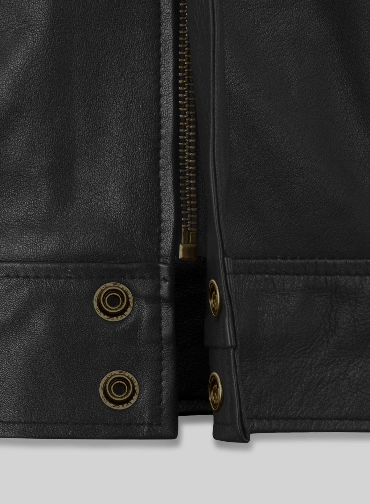 Elvis Presley Black Leather Jacket – close-up and worn views