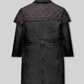 Elvis Presley Red Leather Long Coat – back view