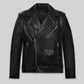 Elvis Presley Roustabout Black Biker Jacket – front view
