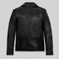 Elvis Presley Roustabout Black Biker Jacket – back view