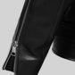 Elvis Presley Roustabout Black Biker Jacket – close-up and worn views