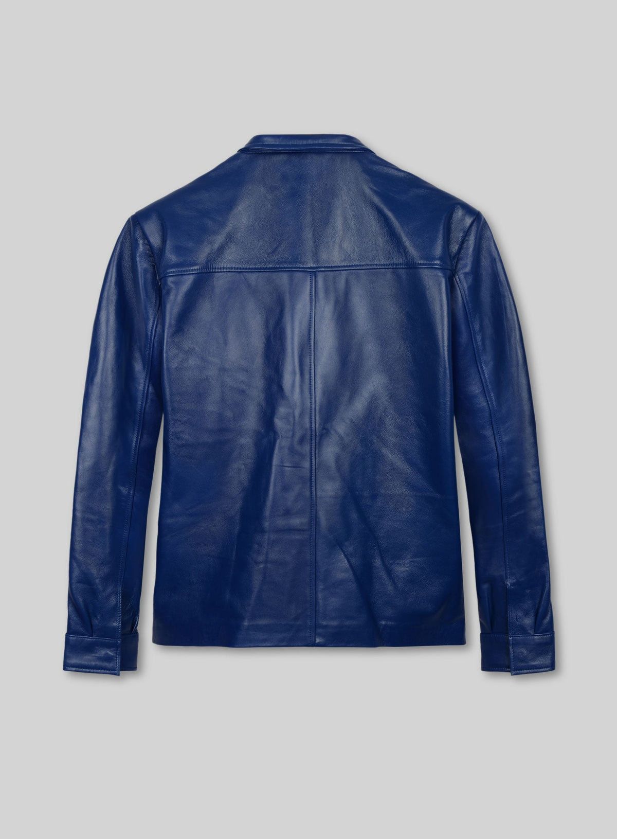 Elvis Presley Speedway Blue Leather Jacket – back view