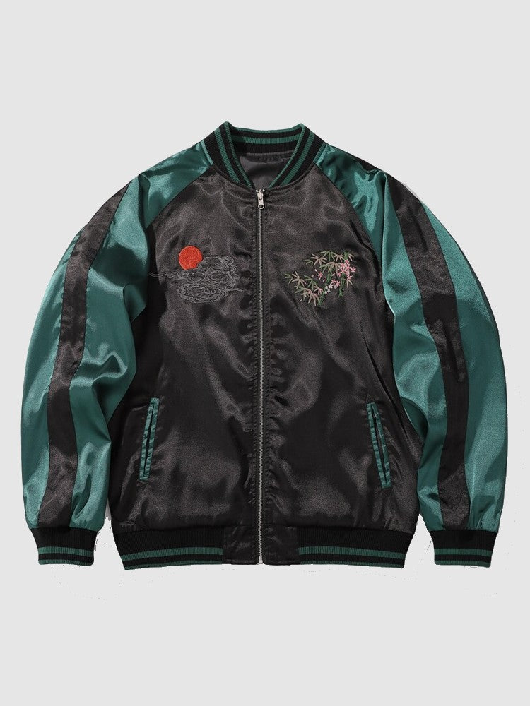 Embroidered Sukajan Tiger Design 'Kasutamu' - Sublimation Jacket ( Recreated Edition )