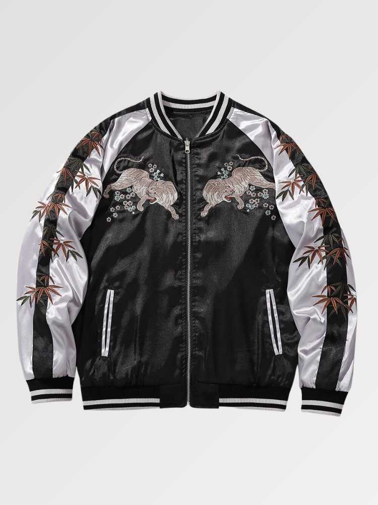 Embroidered Sukajan Tiger Design 'Kasutamu' - Sublimation Jacket ( Recreated Edition )