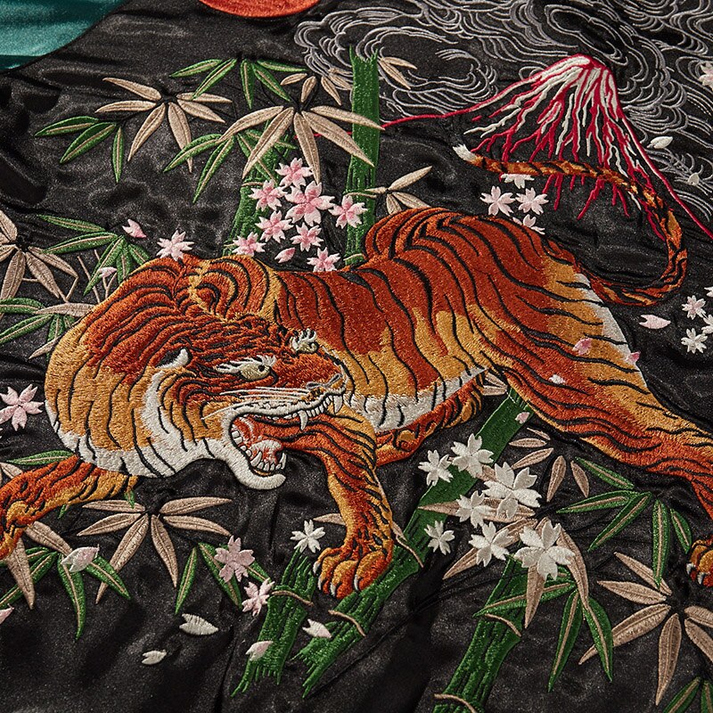 Embroidered Sukajan Tiger Design 'Kasutamu' - Sublimation Jacket ( Recreated Edition )