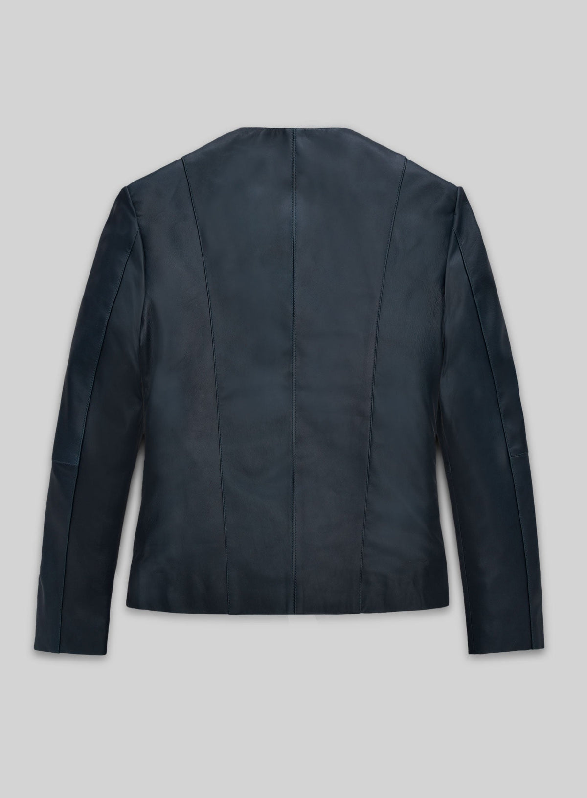 Emily Bett Rickards Arrow Black Leather Jacket – back view