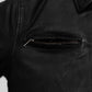 Eminem MTV Video Music Awards Black Leather Jacket – close-up and worn views