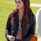 Emma Watson The Bling Ring Black Leather Jacket – close-up and worn views