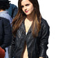 Emma Watson The Bling Ring Black Leather Jacket – close-up and worn views