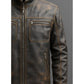 Enzo Leather Brown Jacket – Men’s Premium Brown Leather Jacket