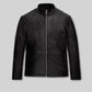 Eric Dane Grey's Anatomy Black Leather Jacket – front view