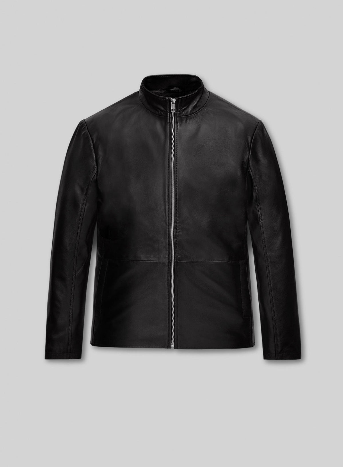 Eric Dane Grey's Anatomy Black Leather Jacket – front view