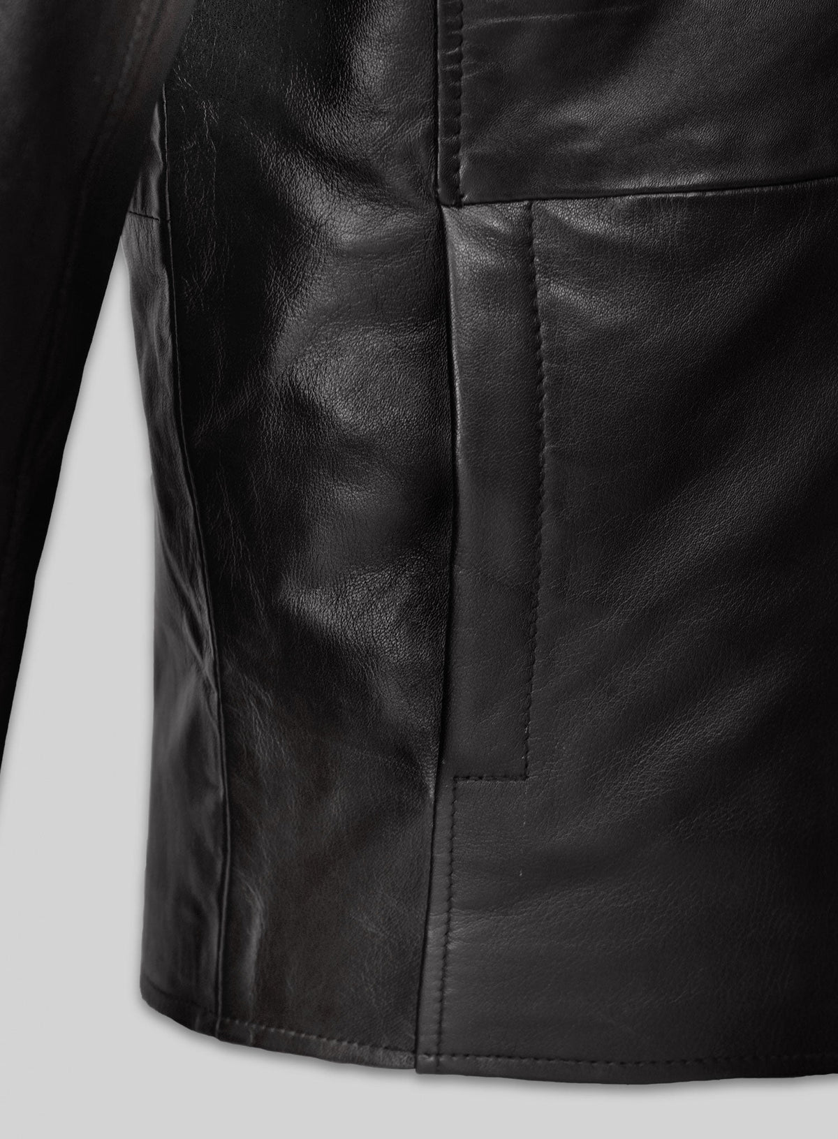 Eric Dane Grey's Anatomy Black Leather Jacket – worn look
