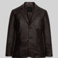 Fast and Furious 7 Jason Statham Leather Blazer view 1