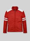 Fight Club White Leather Jacket – front view