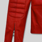 Fight Club White Leather Jacket – close-up and worn views