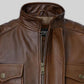 Frank Grillo Boss Level Leather Jacket view 3