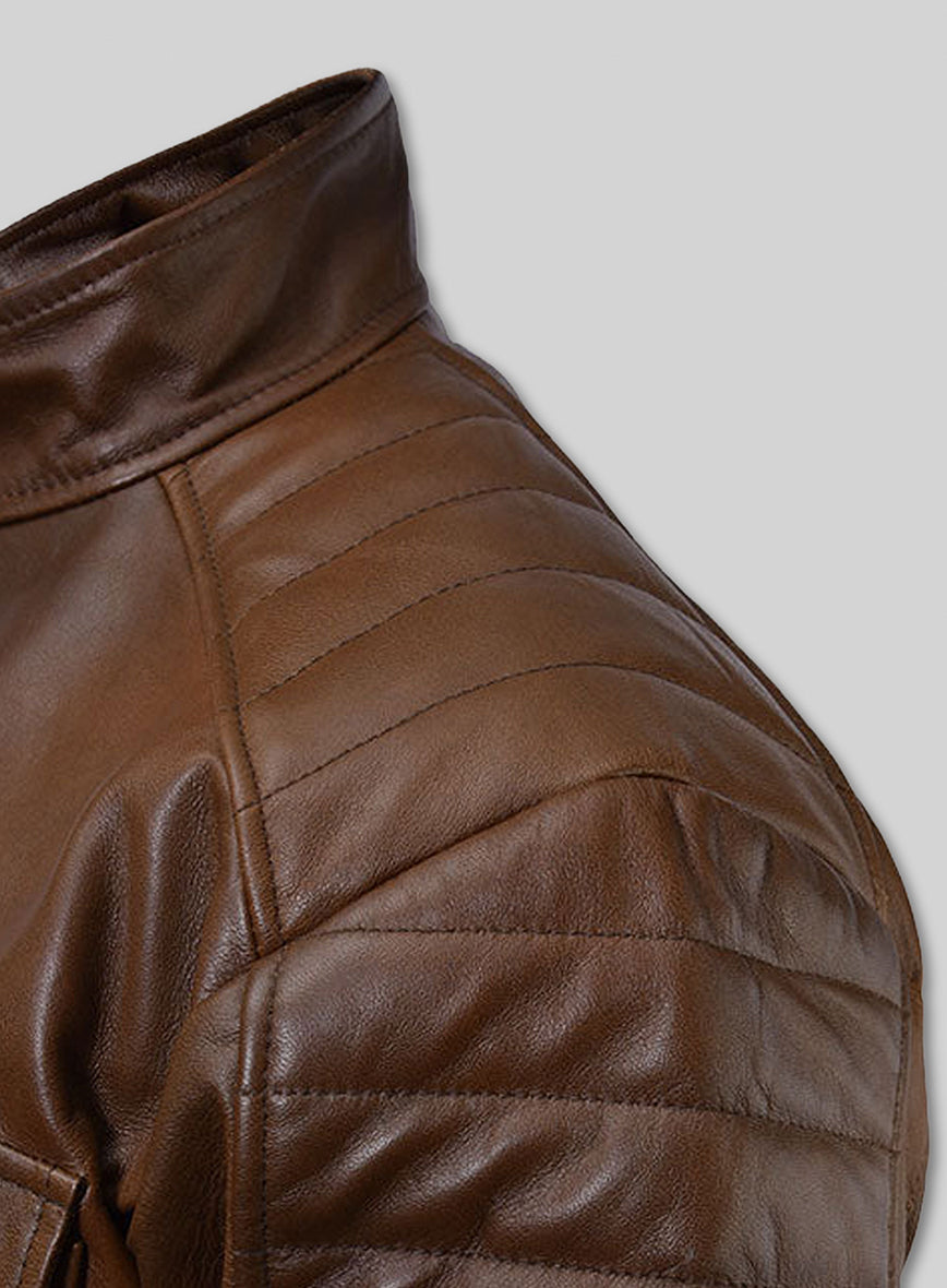 Frank Grillo Boss Level Leather Jacket view 4