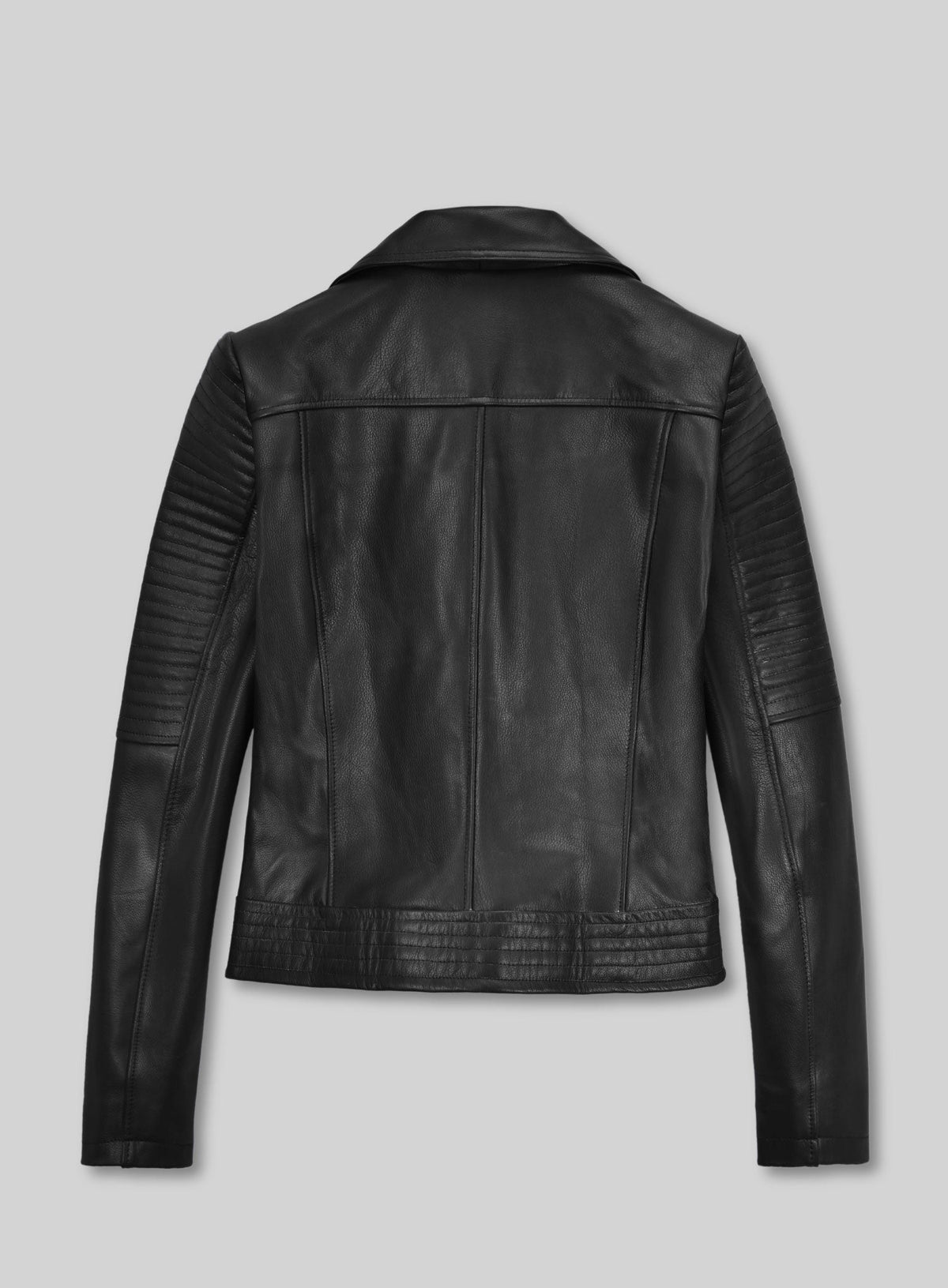 Gal Gadot Fast and Furious 6 Black Leather Jacket – back view